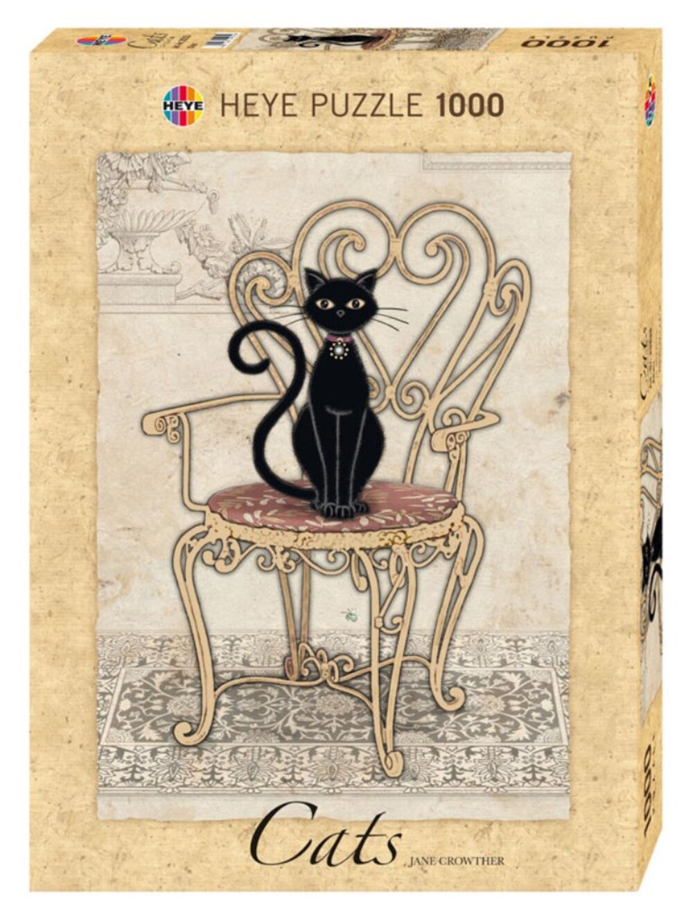 sealed❤️Heye CATS by JANE CROWTHER 1000 pcs puzzle Find The Green Bug!
